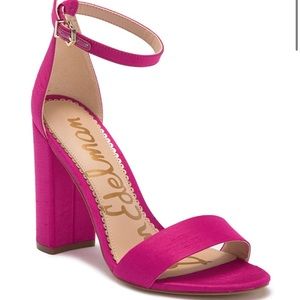 Sam Edelman pink heeled sandals size 9.5